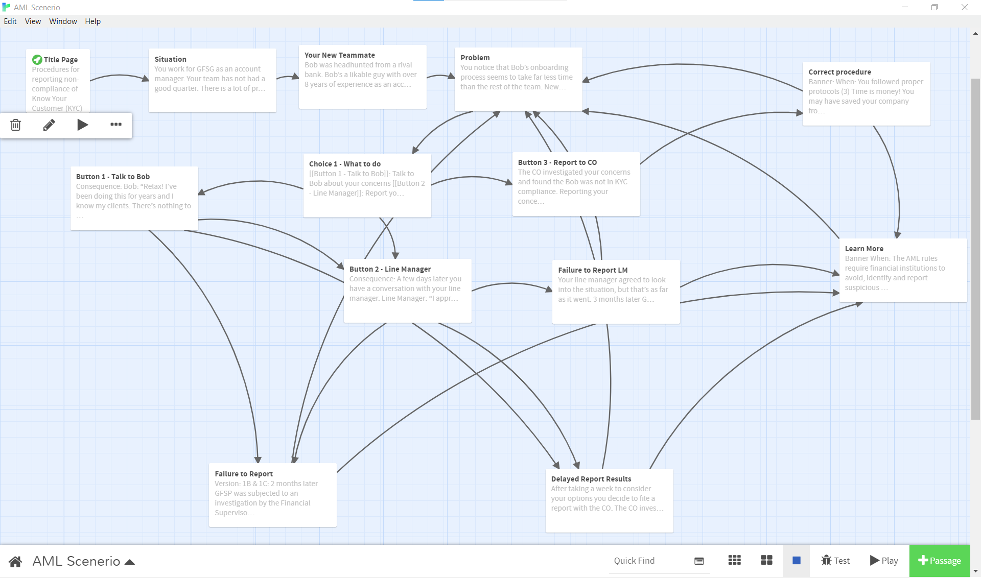 xAPIEnabled AntiMoney Laundering Concerns and Conduct Tutorial